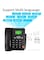 Landline Telephone with FM Radio and GSM Support  SIM Card Slot Caller ID Hands-Free Function, Quadband, SMS Compatible Cordless Phone for Home Hotel Office
