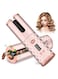 Automatic Portable Cordless Curling Iron USB Rechargeable Ceramic Barrel Curling Wand 6 Temperature Settings Timer Anti-Tangle Hair Styler