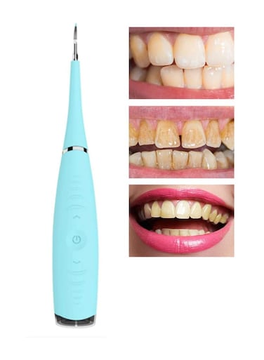 Electric Tooth Cleaner Tartar and Plaque Remover for Teeth Oral Hygiene Care Tool with 5 Adjustable Speeds USB Rechargeable Waterproof Safe
