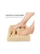 Wooden Foot Massager Roller for Tired Feet Relief, Dual Foot Massage Roller for Plantar Fasciitis, Foot Pain Relief, Reflexology Massage Tool Wooden Design
