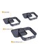 Springform Cake Pan Set of 3 - 8&quot;/9&quot;/10&quot; Non-Stick Square Baking Pans with Removable Bottom, Leakproof Carbon Steel Bakeware for Cheesecakes
