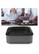 Springform Cake Pan Set of 3 - 8&quot;/9&quot;/10&quot; Non-Stick Square Baking Pans with Removable Bottom, Leakproof Carbon Steel Bakeware for Cheesecakes
