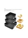 Springform Cake Pan Set of 3 - 8&quot;/9&quot;/10&quot; Non-Stick Square Baking Pans with Removable Bottom, Leakproof Carbon Steel Bakeware for Cheesecakes

