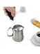 Handheld Electric Egg Beater and Milk Frother, Portable Battery-Operated Foam Maker for Lattes, Cappuccinos, Drinks, and Egg Beating, Stainless Steel Whisk Mixer
