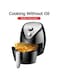 5.5L Smart Air Fryer - 1300W High-Power Digital Touchscreen Oil-Free, Fume-Free, Rapid Air Circulation for Healthy, Crispy Cooking &amp; Easy Cleanup
