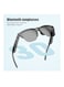 Smart Bluetooth Sunglasses with Open Ear Audio Polarized Lenses Hands Free Calling Wireless Music IP4 Waterproof Compatible with Phones Tablets for Men Women 
