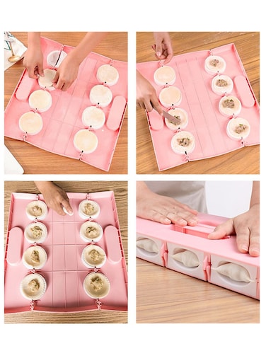 Dumpling Maker Tool Mold &ndash; 8-Piece Dumpling Press for Homemade Dumplings, Baking Mold for Pastry, Kitchen Accessories for Easy Dumpling Making
