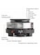 Mini Electric Stove Hot Plate &ndash; 500W Multifunction Cooking Plate, Adjustable Temperature Control, Portable Electric Burner for Home Travel Coffee &amp; Tea