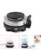 Mini Electric Stove Hot Plate &ndash; 500W Multifunction Cooking Plate, Adjustable Temperature Control, Portable Electric Burner for Home Travel Coffee &amp; Tea