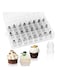 High-Quality Stainless Steel Piping Nozzles Set &ndash; 24-Piece Cake Decorating Kit for Pastries, Frosting, Cupcakes, Cookies  Home Baking Durable, Rust-Resistant, Easy to Clean
