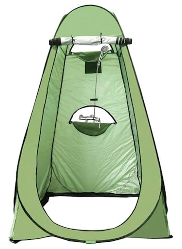 Portable Camping Shower Toilet Tent &ndash; Outdoor Changing &amp; Privacy Shelter for Camping, Hiking &amp; Beach &ndash; Pop-Up Privacy Tent, Lightweight &amp; Waterproof
