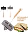 Double-Sided Non-Stick Sandwich Pan - Foldable Grill &amp; Frying Pan for Bread, Toast, Pancakes, and Breakfast Recipes  Versatile Portable Breakfast Maker