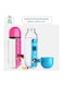 3-in-1 Water Bottle with Pill Organizer - Portable Weekly Pill Case with Day Markers, 20oz BPA-Free Travel Water Bottle for Office, Outdoor, and On-the-Go Convenience
