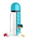 3-in-1 Water Bottle with Pill Organizer - Portable Weekly Pill Case with Day Markers, 20oz BPA-Free Travel Water Bottle for Office, Outdoor, and On-the-Go Convenience
