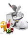 Electric Ice Crusher Machine with Stainless Steel Bowl, Non-Slip Pads, 1450R/M, 65KG/H Capacity, Ice Shaver Snow Cone Maker for Cocktails, Smoothies, Ice Cream
