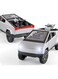 Mars Pickup Diecast Metal Model Toy Truck with Sound &amp; Light Effects, Pull-Back Action, Includes Beach Motorcycle, Gift for Kids Ages 3+ - Durable Educational Playset
