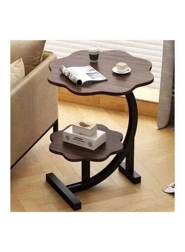 طاولة جانبية حديثة مع درج - طاولة جانبية خشبية بسيطة لغرفة النوم، تصميم متين مع لمسة نهائية أنيقة، طاولة جانبية موفرة للمساحة للمساحات الصغيرة