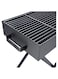 Foldable Charcoal Grill with Blower &ndash; Durable Iron BBQ Grill Stand RF10354   Portable Tabletop Kabab Smoker for Camping, Tailgating, and Outdoor Cooking
