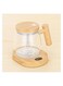 Self-Stirring Mug 400ML &ndash; Electric Mixing Coffee Mug with 55&deg;C Constant Temperature Coaster, High Borosilicate Glass for Coffee, Milk, Tea, and Protein Powder
