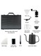 10 PCS V60 Coffee Maker Set &ndash; Manual Pour Over Coffee Brewing Kit with Stainless Steel Gooseneck Kettle, Dripper, Filter Papers &amp; Portable Carry Case
