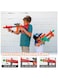 Shooting Games Toys for Boys &ndash; Outdoor Sports Set with 2 Popper Air Toy Guns, Moving Shooting Target, 24 Foam Balls &ndash; Ideal Birthday Gift for Kids Ages 5-10+
