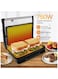 Electric Grill &amp; Panini Press Sandwich Maker with Non-Stick Plates 750W, Cool Touch Handle, Indicator Light, Multi-Function for Toasted Sandwiches, Kebabs, Steak
