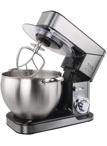 Stand Mixer with Dough Making Function 8L Large Capacity 800W Electric Kitchen Mixer with Stainless Steel Bowl 6-Speed Settings Tilt-Head Design Multifunctional Mixer 
