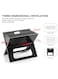 BBQ Grill for Camping &amp; Outdoor Use &ndash; Foldable, Portable, Durable Campfire Grill for Barbecues, Traveling, Picnics, Garden, and Beach Parties Compact Storage
