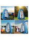 Portable Camping Shower Toilet Tent   Pop-Up Outdoor Privacy Tent for Camping, Hiking, Beach, and Festivals   Lightweight Waterproof Changing Room
