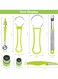 14 PCS Melon Baller Scoop Set &ndash; 4-in-1 Stainless Steel Fruit Tool Kit with Scooper, Seed Remover, Peeler &amp; Vegetable Cutter Shapes &ndash; Perfect for Melons, Avocados