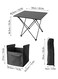 Aluminum Folding Camping Table  Lightweight &amp; Portable Collapsible Side Table with Storage Bag for Outdoor Picnic, Beach, Fishing, BBQ, Hiking &amp; Backyard Activities
