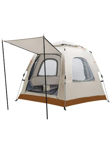 خيمة نزهة للتخييم في الهواء الطلق   خيمة عائلية مقاومة للماء وأشعة الشمس تفتح تلقائيًا بسرعة للإعداد الفوري   مثالية للحديقة والمشي لمسافات طويلة والشاطئ والأنشطة في الفناء الخلفي