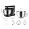 1000W Kitchen Stand Mixer, 4Qt Stainless Steel Mixing Bowl, 3 Attachments Whisk, Dough Hook, Beater), 8 Speed Electric Food Mixer for Baking, Cooking, and Kneading
