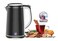 Fast Heating Electric Kettle for Tea &amp; Coffee  1.7L Hot Water Kettle with Auto Shut-Off, Boil-Dry Protection, Stainless Steel Interior  Fast Boiling Kettle for Home Office
