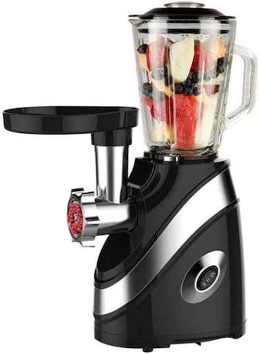 Multifunctional Electric Cooking Machine  Meat Grinder, Sausage Stuffer, Juicer, Food Processor, and Blender Powerful Kitchen Appliance for Grinding, Blending, Juicing