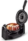 Electric Rotating Lava Cake Maker   1800W Rotating Toaster with Non-Stick Plate   Uniform Heating for Perfect Lava Cakes   Easy to Clean &amp; Rotatable for Consistent Cooking   Ideal for Home Baking
