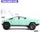 1/24 Cybertruck Electric Pick-Up Truck Model Car, Zinc Alloy Pull-Back Toy Vehicle with Sound &amp; Light, Durable Die-Cast Collectible for Kids, Boys, Girls, and Fans (Green)

