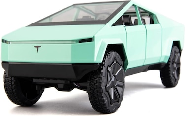 1/24 Cybertruck Electric Pick-Up Truck Model Car, Zinc Alloy Pull-Back Toy Vehicle with Sound &amp; Light, Durable Die-Cast Collectible for Kids, Boys, Girls, and Fans (Green)
