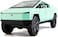 1/24 Cybertruck Electric Pick-Up Truck Model Car, Zinc Alloy Pull-Back Toy Vehicle with Sound &amp; Light, Durable Die-Cast Collectible for Kids, Boys, Girls, and Fans (Green)
