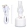 Portable Humidifier with 1200mAh Rechargeable Battery, 6-8 Hours Runtime, Auto Shut-Off, Night Light, Quiet Cool Mist for Plants, Office, Car, Bedroom, and Travel - White
