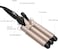 Electric Hair Curler - 3 Barrel 25mm Hair Waver Curling Iron Wand, Tourmaline Ceramic Hair Crimper with Fast Heating, Bubble Curl Styling Tool for Long Hair Beach Waves 
