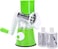 Rotary Cheese Shredder with 3 Interchangeable Blades   Manual Vegetable Grater for Potatoes, Carrots, Nuts, Hashbrowns  More  Handheld Kitchen Shredder