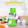 Rotary Cheese Shredder with 3 Interchangeable Blades   Manual Vegetable Grater for Potatoes, Carrots, Nuts, Hashbrowns  More  Handheld Kitchen Shredder