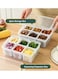 6-in-1 Spring Onion Storage Box &ndash; Reusable Multi-Compartment Drain Box for Fruits &amp; Vegetables, Removable Food Storage Box for Fridge, Keeps Spring Onions