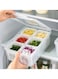 6-in-1 Spring Onion Storage Box &ndash; Reusable Multi-Compartment Drain Box for Fruits &amp; Vegetables, Removable Food Storage Box for Fridge, Keeps Spring Onions