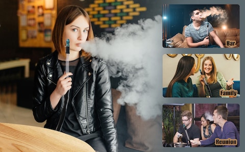 Portable Acrylic Hookah Set with Travel Bag  Flat Box Shisha Kit   LED Magical Remote, Hose, Tongs, Tips Included Hookah for Home, Parties, and Travel
