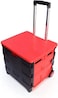 65L Large Capacity Folding Fishing Box - 350kg Ultra-Light Aluminum Alloy Fishing Case with Telescopic Handle, Multi-Function Portable Tool Holder for Fishing Gear Storage
