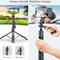 Mini Flexible Phone Tripod Stand with 60&quot; Selfie Stick Tripod Stabilizer - Portable Phone and Camera Stand for iPhone &amp; Android, Vlogging, Video Recording

