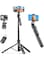 Mini Flexible Phone Tripod Stand with 60&quot; Selfie Stick Tripod Stabilizer - Portable Phone and Camera Stand for iPhone &amp; Android, Vlogging, Video Recording
