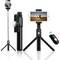 Selfie Stick with Wireless Remote and Built-In Tripod - Adjustable Phone Stand for iPhone &amp; Android, Portable Lightweight Selfie Stick with Extendable Design